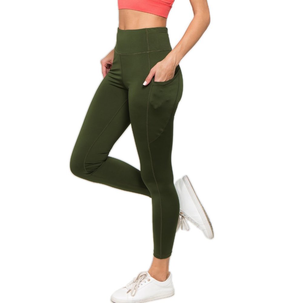 High Waist Tech Pocket Workout Leggings